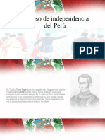 Proceso de Independencia Del Perú