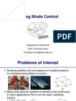 Sliding Mode Control: Asignatura: Electiva IV Prof. Christian Erazo Christian - Erazo@uan - Edu.co