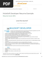 Mulesoft Developer Resume Example Nationwide - Columbus, Ohio