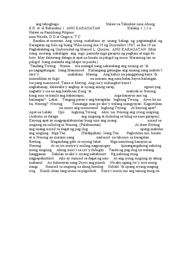 Karagatan | PDF