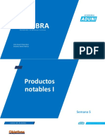 Álgebra productos notables