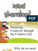 Nurturing Creativity Through The Creative Arts