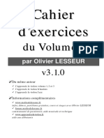 Cahier Exercices Volume 1