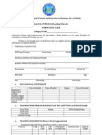 Nominee Bio-Data Form