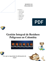 Gestión Integral de Residuos Peligrosos en Colombia