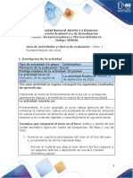 Guia de Actividades y Rúbrica de Evaluación - Paso 1 - Fundamentación Del Curso