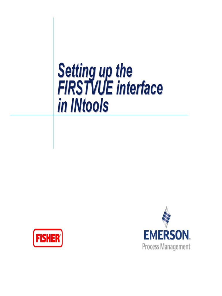 Setting Up The Firstvue Interface in Intools | PDF