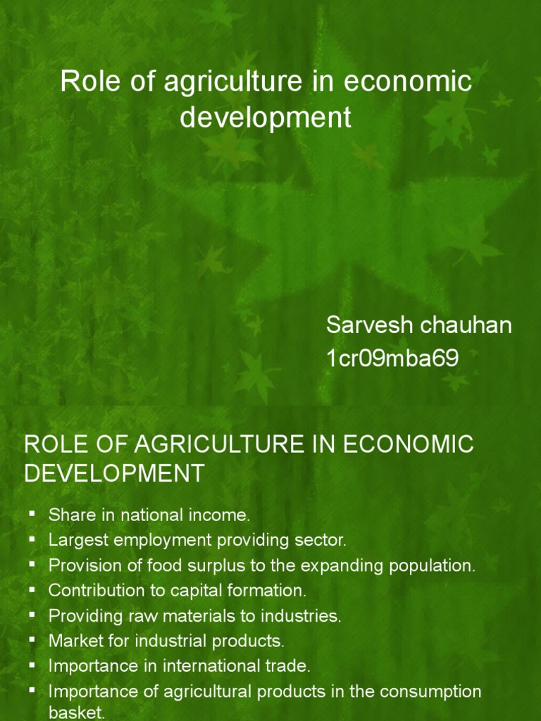 Agriculture's Role in India's Economy | PDF