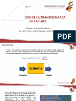 Transformada de Laplace para análisis de sistemas dinámicos