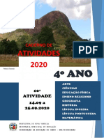 Atividades escolares 4o ano 2020