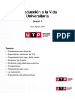 S01.s1 - Introducción A La Vida Universitaria