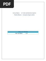 IT Tools and Business System - Module 1 PDF