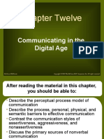 Chapter Twelve: Communicating in The Digital Age