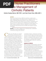 Role of Nurse Practitioners in The Management of Cirrhotic Patients