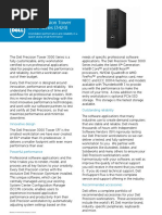 Dell Precision Tower 3420 Datasheet