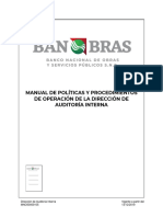 Manual de Políticas y Procedimientos de Operación de La Dirección de Auditoría Interna PDF