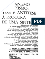 Cristianismo e Marxismo, Tese e Antítese À Procura de Uma Síntese? - Octávio Derisi