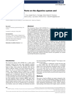 COVID-19 and Its Effects On The Digestive System and Endoscopy Practice