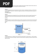 Module 3 Fluids and Hydraulics Problem 1