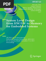 System Level Design From HW/SW To Memory For Embedded Systems