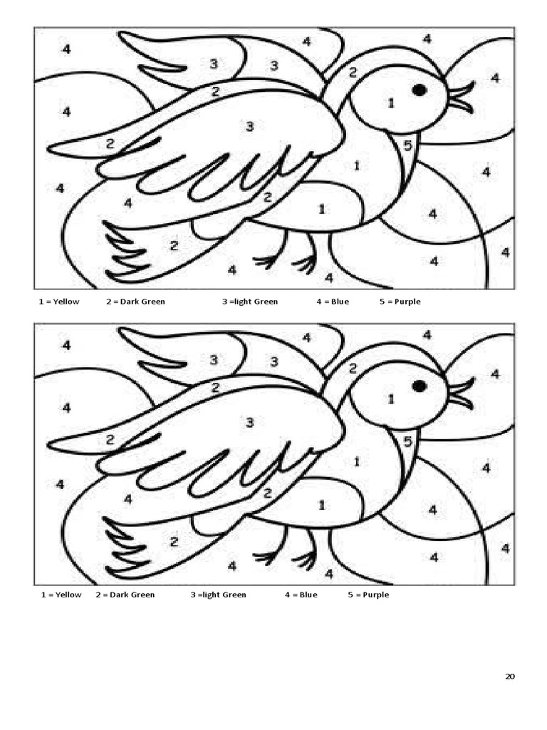 1 Yellow 2 Dark Green 3 Light Green 4 Blue 5 Purple PDF