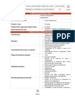 Manual de Funciones y Perfil Del Cargo - Asistente Administrativa
