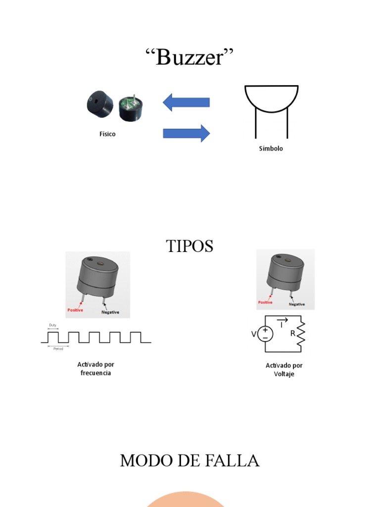 Simbología y Funcionamiento del Buzzer | PDF | Electromagnetismo ...