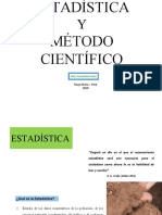 2. Estadística y método científico