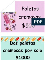 Paletas Cremosas