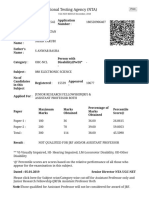 National Testing Agency (NTA) : UGC-NET RESULT December, 2018