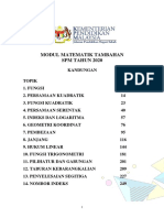 Modul 25 Matematik Tambahan JPN Sabah PDF