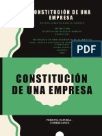 Constitución de Una Empresa