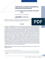 Levantamiento Batimétrico de La Planta de Tratamiento de Aguas Residuales de Neves Paulista