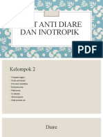 OBAT ANTI DIARE DAN INOTROPIK