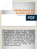 Problemas inventario optimización