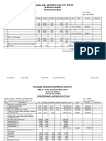 Concrete Road Construction Measurement Book