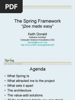 The Spring Framework: "J2ee Made Easy"