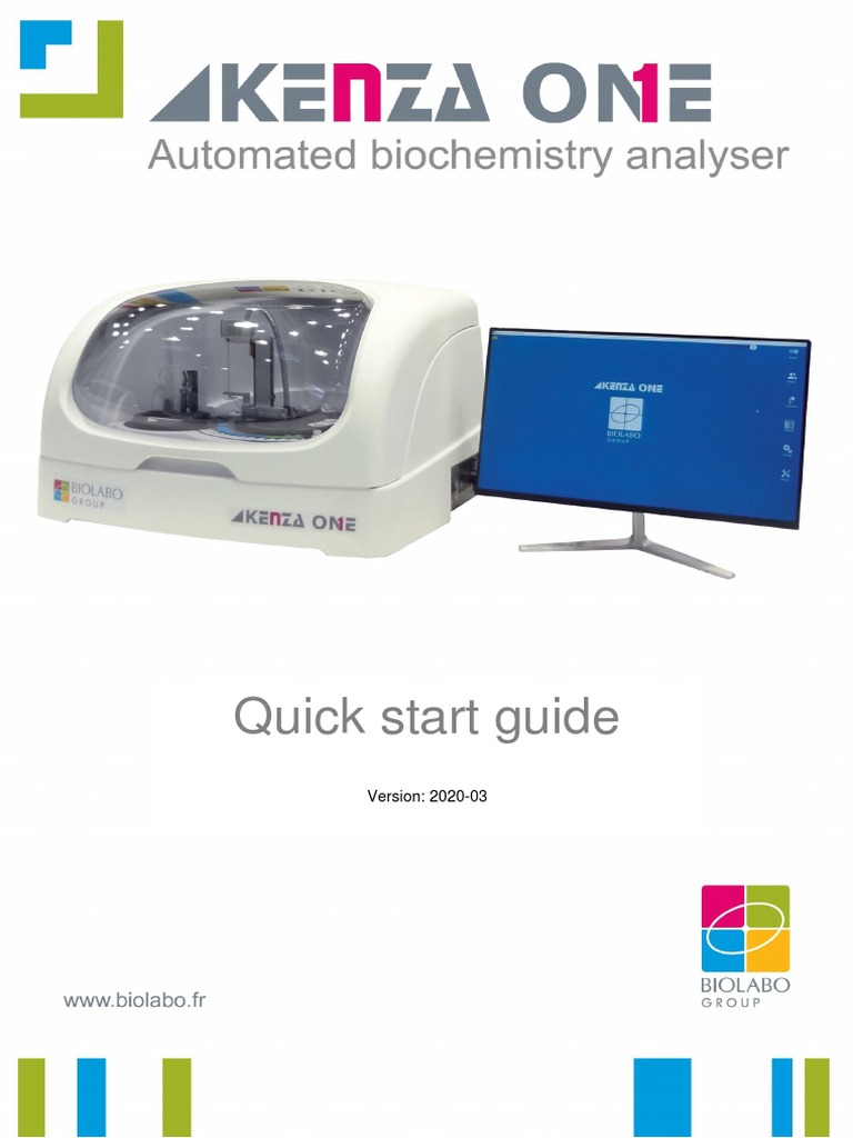 KENZA ONE - Quick Start Guide - Version 2020-03 | PDF | Barcode ...