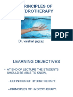 Principles of Hydrotherapy