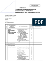 Checklist LPS Televisi