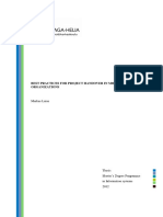 Project Handover in Middle-Size Organization Reporting Practices and Guidelines Example PDF