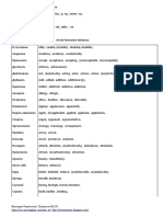 Words Formation Database