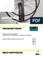 What Is Aesthetics? Introduction
