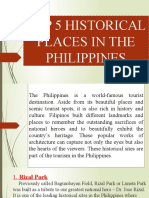 Top 5 Historical Places in The Philippines