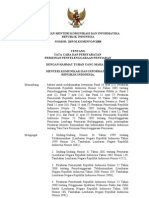 Download Permen 28 Tata Cara Dan Persyaratan Perizinan Penyelenggaraan Penyiaran by Ruslan SN47715244 doc pdf