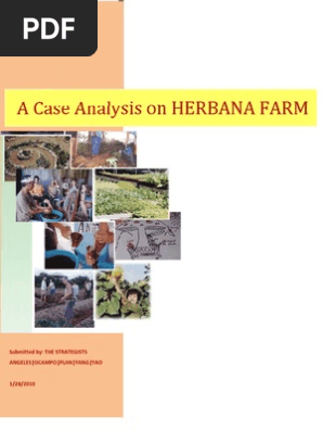 case analysis on herbana farm final output
