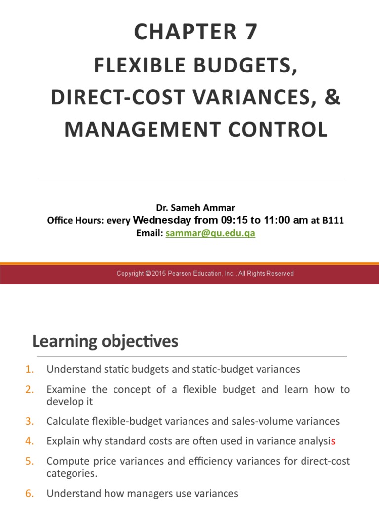 CHAPTER 8 Flexible - Budget - and - Variance - Anal | PDF ...