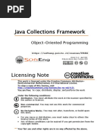 Java Collections Framework: Licensing Note