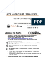 Java Collections Framework: Licensing Note
