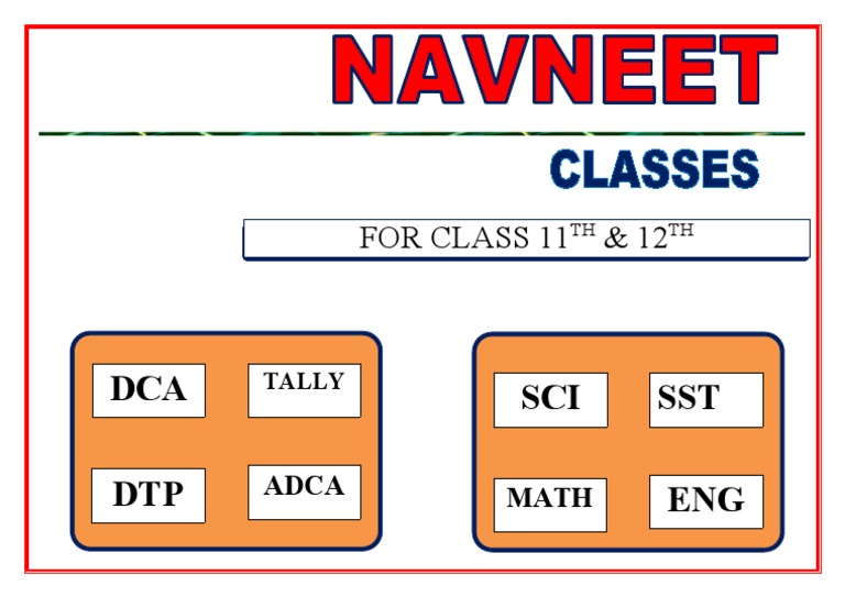 Class 11 & 12 Subject Overview | PDF